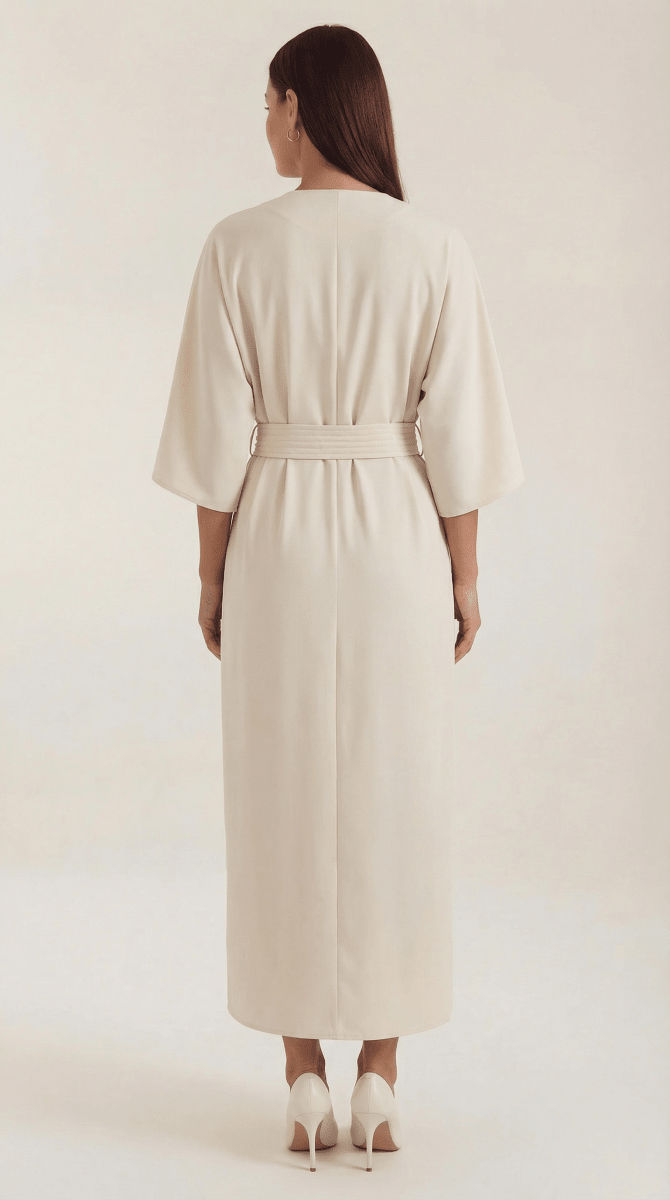 Aveline | Women’s Belted V-Neck Maxi Dress
