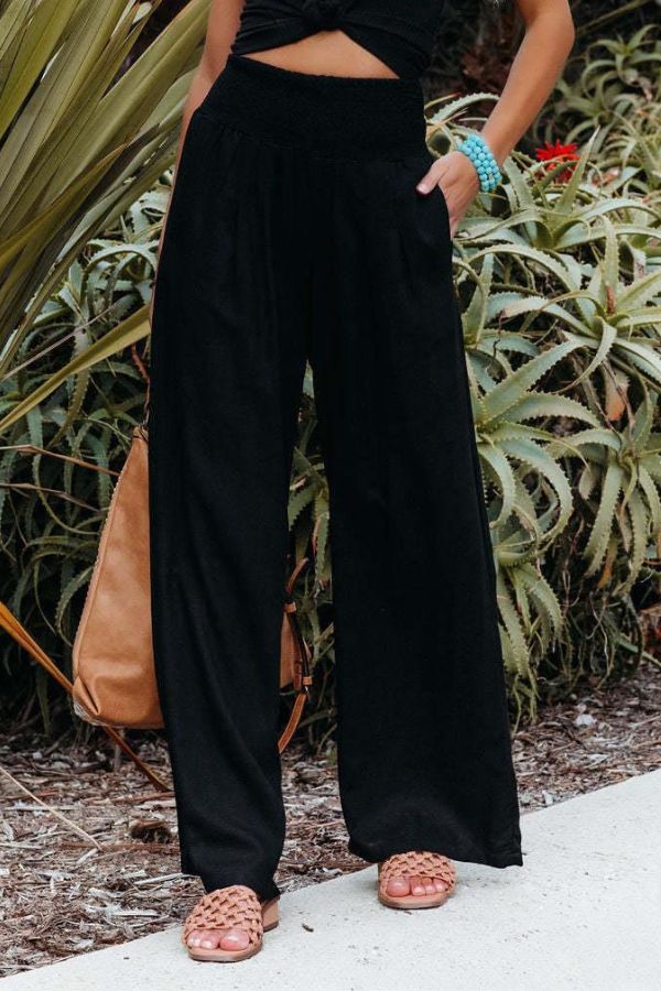Seren | Women’s High-Waisted Palazzo Trousers