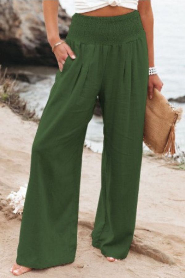 Seren | Women’s High-Waisted Palazzo Trousers