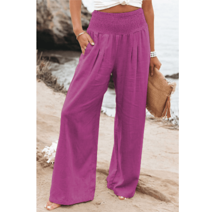 Seren | Women’s High-Waisted Palazzo Trousers