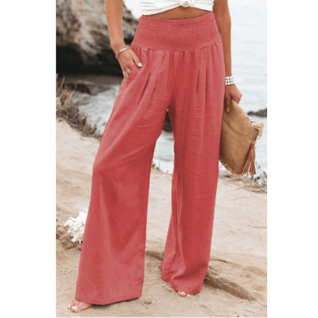 Seren | Women’s High-Waisted Palazzo Trousers