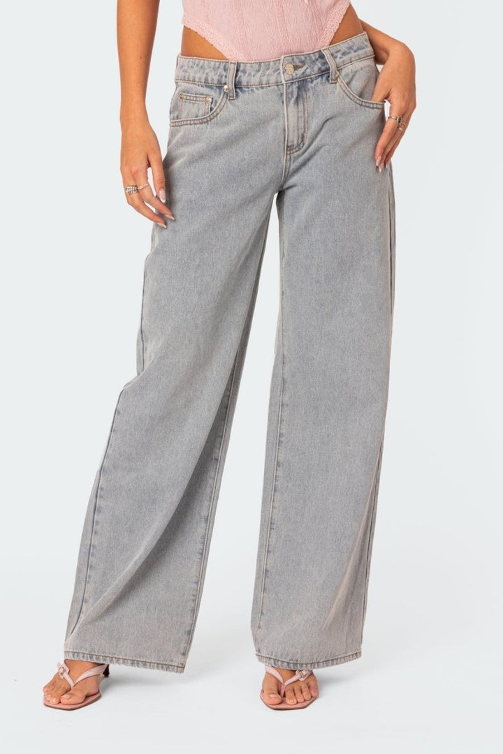 Lisette | Women’s Bow Detail Loose-Fit Jeans