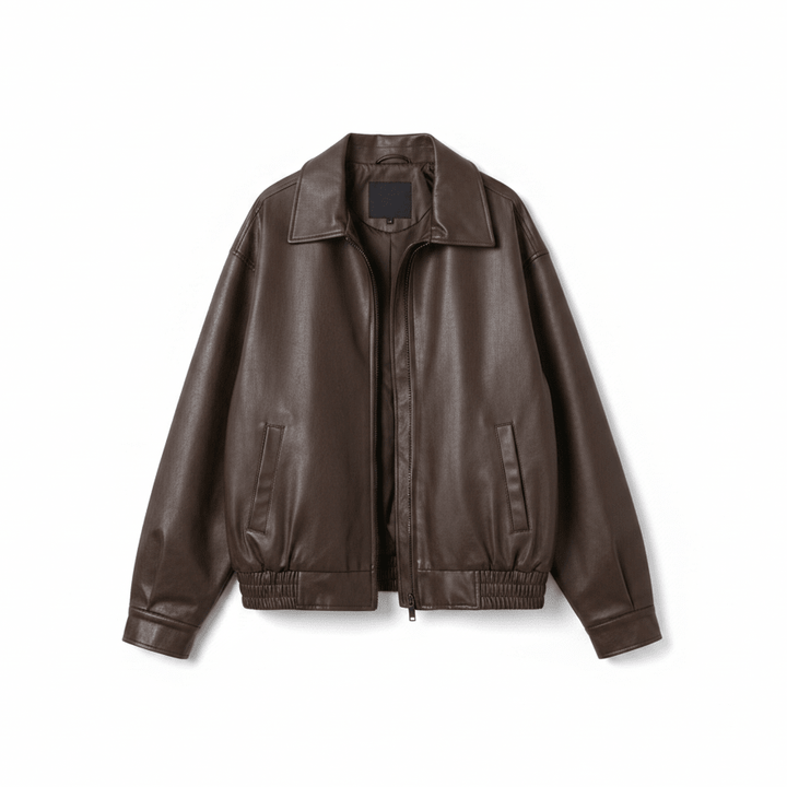 Lucien | Men’s Relaxed-Fit PU Leather Jacket