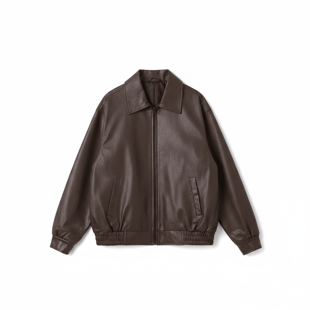 Lucien | Men’s Relaxed-Fit PU Leather Jacket