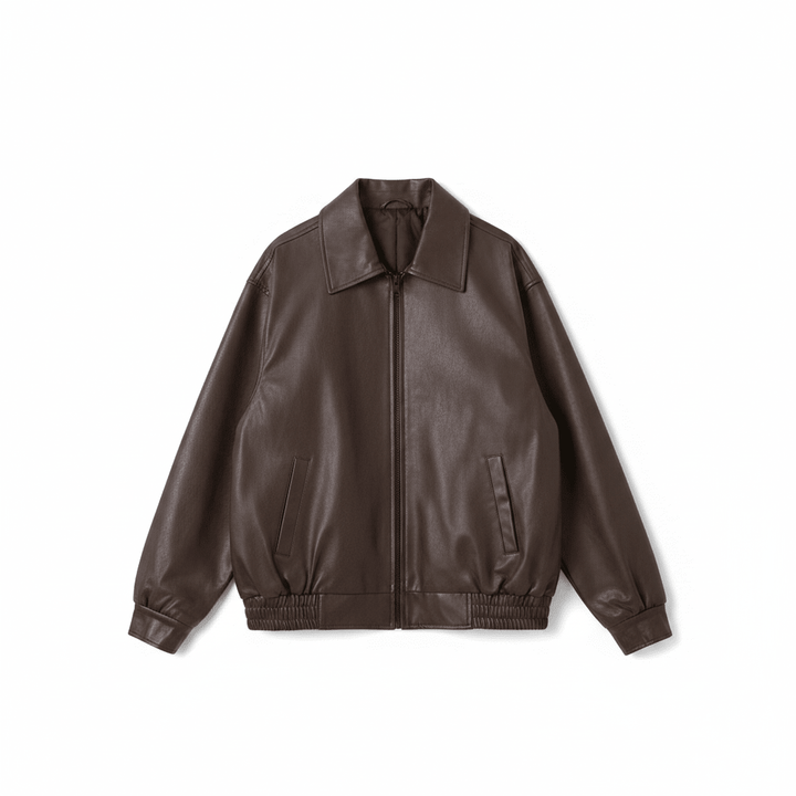 Lucien | Men’s Relaxed-Fit PU Leather Jacket