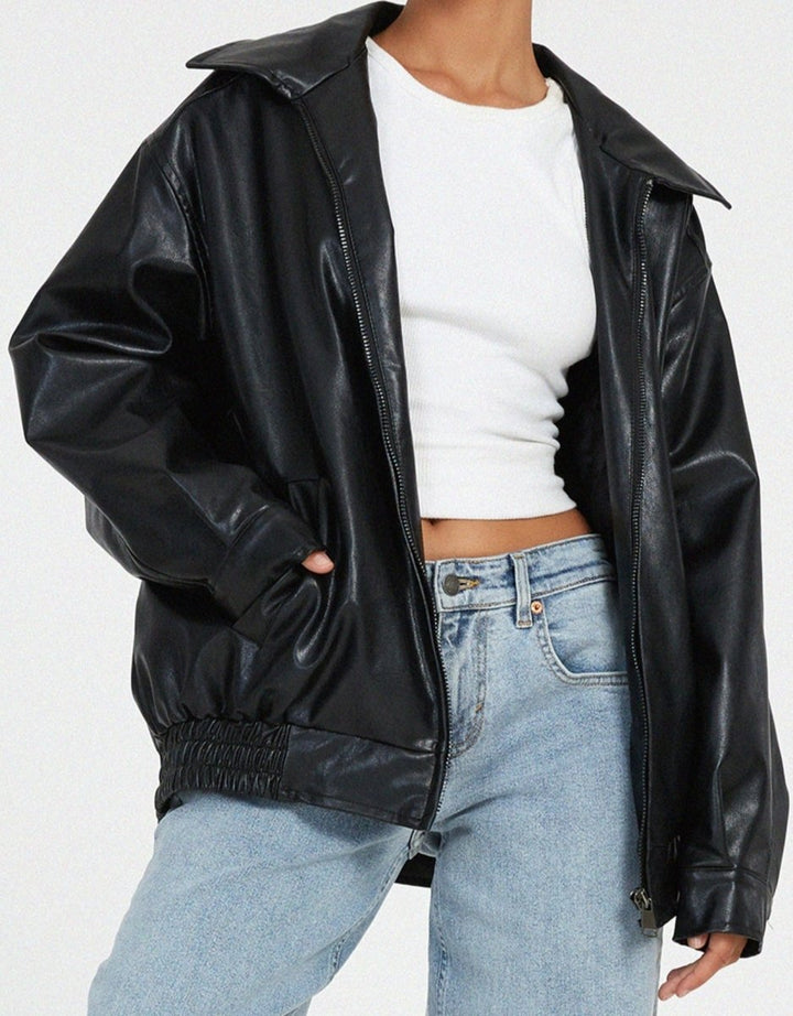 Lucien | Men’s Relaxed-Fit PU Leather Jacket