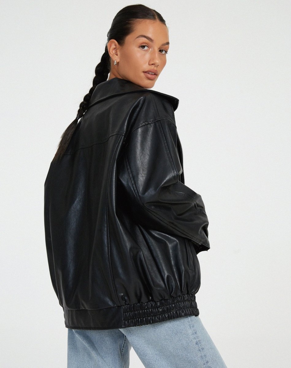 Lucien | Men’s Relaxed-Fit PU Leather Jacket